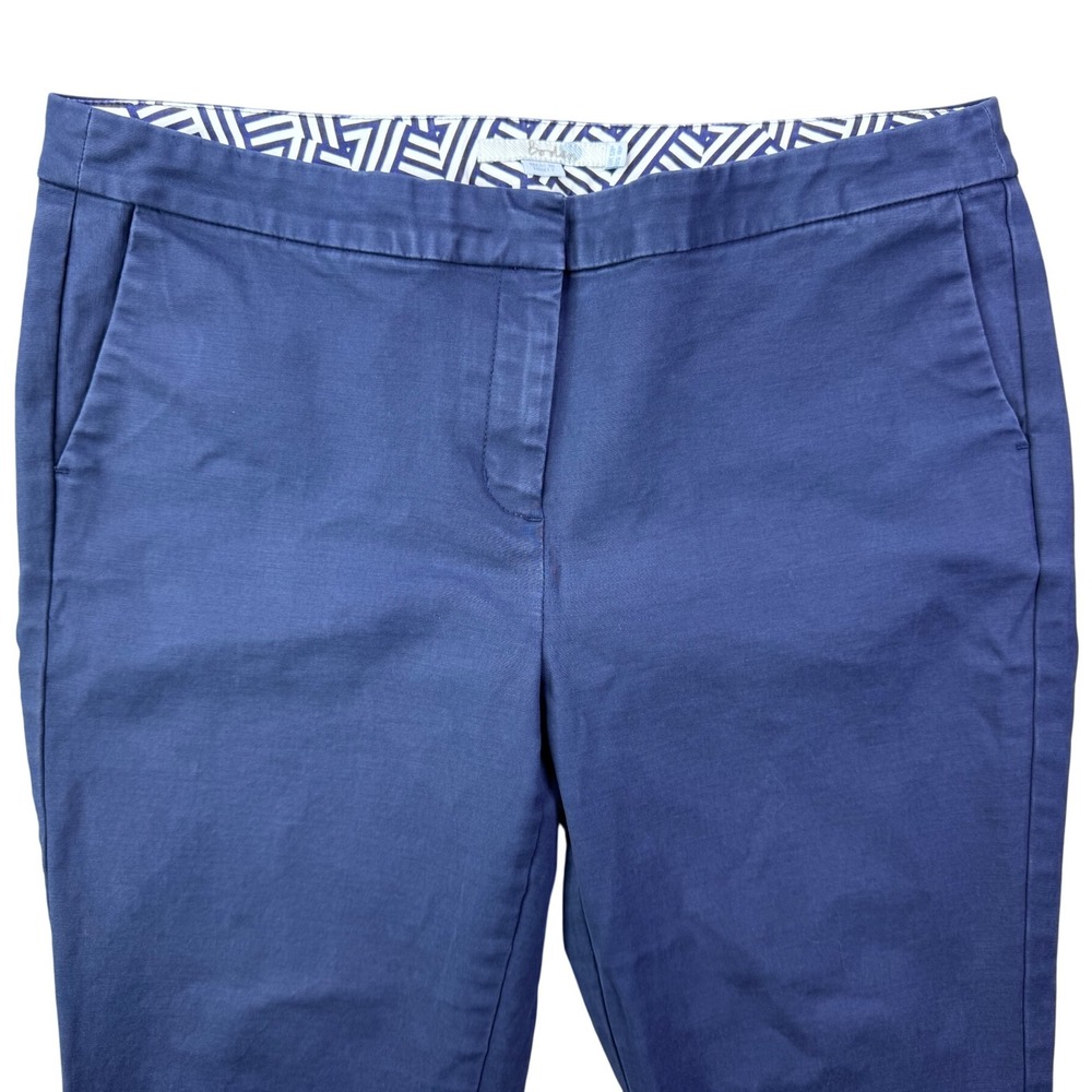 Boden Ankle Pants Womens Cropped Chinos Casual Work Trousers Size 8 Petite - Picture 3 of 14